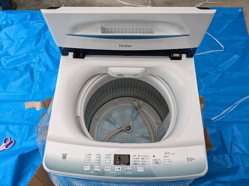 大阪送料無料★3か月保障付き★洗濯機★2023年★JW-U55HK★S-129 大阪送料無料☆3か月保障付き☆洗濯機☆2022年☆ハイアール☆5.5kg☆JW