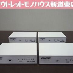 ELECOM 1000BASE-T対応 スイッチングハブ 4台セ...