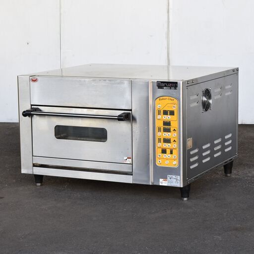 【ヤ取終了5/10】≪yt1159ジ≫ マルゼン ミニデッキオーブン MBDO-D5-Y 単相200V 2012年製 幅90cm 製菓/製パン/業務用 動作未確認 現状品 60127-07