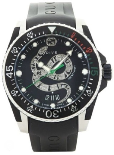 【お得】GUCCI スネーク時計 YA136323