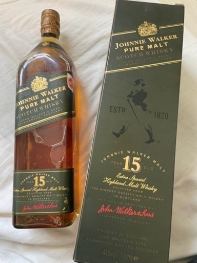 ジョニーウォーカー ピュアモルト ウイスキー 15年 1000ml