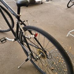 ★店頭にて試乗可★ J4406　アサヒサイクル　クロスバイク　SCF700　ブラック　6段ギア　28インチ　クリーニング、簡易メンテナンス済み　【リユースのサカイ柏店】　 中古自転車 　流山市 中古自転車 松戸市 中古自転車 我孫子市 中古自転車 船橋市 中古自転車 守谷市 中古自転車 取手市 中古自転車