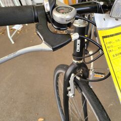 ★店頭にて試乗可★ J4406　アサヒサイクル　クロスバイク　SCF700　ブラック　6段ギア　28インチ　クリーニング、簡易メンテナンス済み　【リユースのサカイ柏店】　 中古自転車 　流山市 中古自転車 松戸市 中古自転車 我孫子市 中古自転車 船橋市 中古自転車 守谷市 中古自転車 取手市 中古自転車