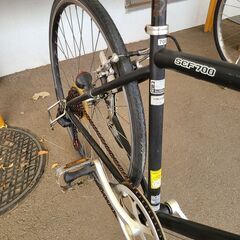 ★店頭にて試乗可★ J4406　アサヒサイクル　クロスバイク　SCF700　ブラック　6段ギア　28インチ　クリーニング、簡易メンテナンス済み　【リユースのサカイ柏店】　 中古自転車 　流山市 中古自転車 松戸市 中古自転車 我孫子市 中古自転車 船橋市 中古自転車 守谷市 中古自転車 取手市 中古自転車