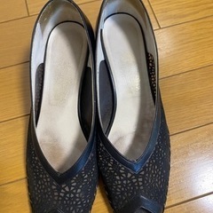 【天然革】レディース靴　23.5cm