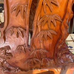 木製飾り物　高さ132cm 幅100cm