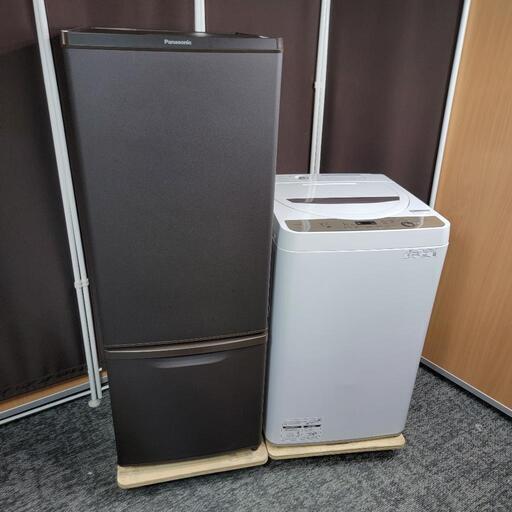‍♂️r売約済み‼️配送設置は無料‼️最新2021年製✨大容量ペア✨Panasonic × SHARP 家電セット