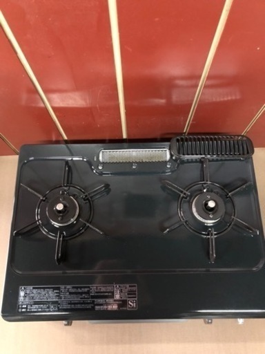 中古美品 ガスコンロ 都市ガス用 パロマ 2022年製 IC-S37BM-L 