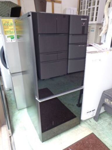 SHARP　２０２０年　ガラストップ冷蔵庫　１３７L