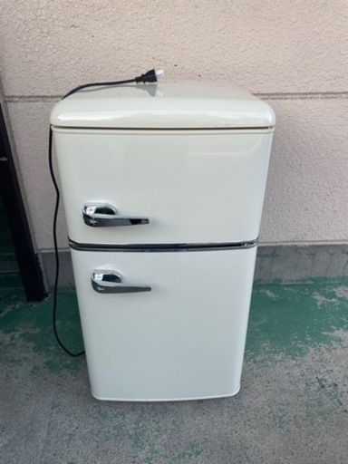 お洒落！【美品】冷凍冷蔵庫　2020年製　オーヤマ製