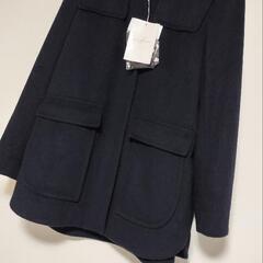 【定価21492円】フード付き
ウール 濃紺コート