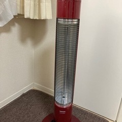 中古品、ストーブ、赤、ジャンク品、グラファイトヒーター、450w...