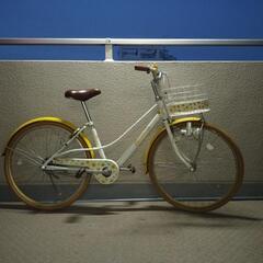 自転車 24インチ 黄色