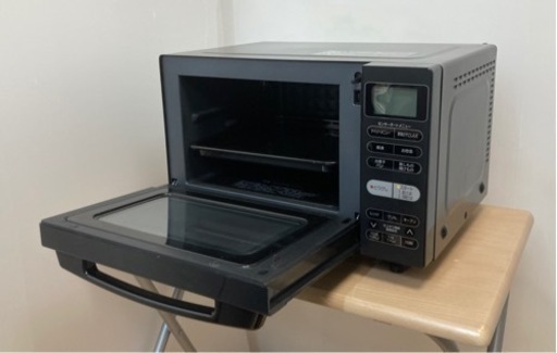 アイリスオーヤマ 庫内フラットオーブンレンジ MO-F1802-B - オーブン  