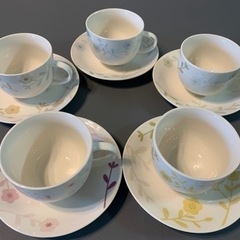 Yoko's Table  コーヒー碗皿5客セット