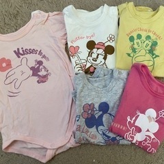 ミニーちゃん ロンパース5着