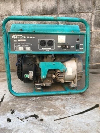 【中古】発電機　デンヨーGA2605U2　11,900円