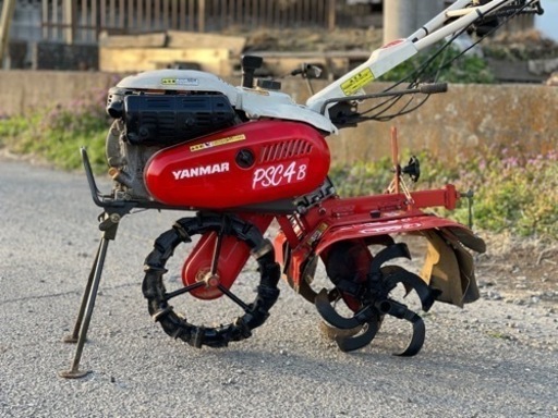 最終値下げ　【人気機種♪】ヤンマー NEWふらみんご PSC4B 一輪管理機 正転/逆転付 程度良好♪ 即使用OK!!ネギ 畝立 土寄　70000→68000 最終値下げ 【人気機種♪】ヤンマー NEWふらみんご PSC4B 一輪管理機