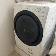 洗濯機　SHARP ES-S7E-WL  ION Coat付
