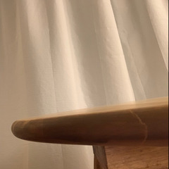 丸みを帯びた優しいデザインのダイニングテーブルセット LOGIE ロジー nora ノラ 90サイズ W90 丸 無垢材 バーチ材 オイル塗装 棚付き