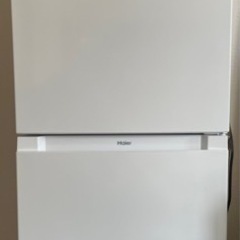 札幌白石区 109L 2ドア冷蔵庫 2016年製 アクア AQR-111F シルバー 100L 