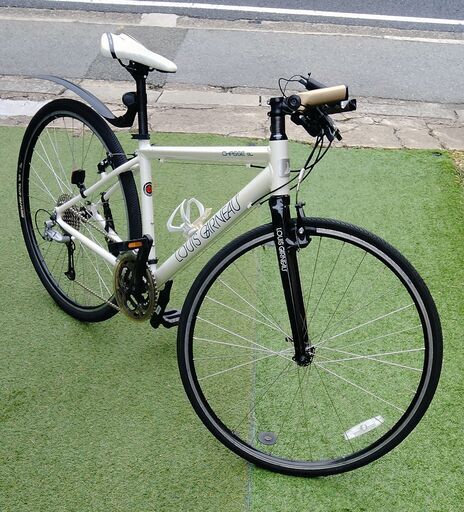 ※ 受け渡し完了 ※　                                                                                      極上品　クロスバイク　ルイガノ　シャッセ　フルオーバーホール済み　サイズ42　ライト付き 受け渡し完了 ※ 極上品 クロスバイク ルイガノ シャッセ フル