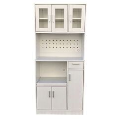 食器棚・レンジボード（ホワイト系）幅80×高さ178.5cm