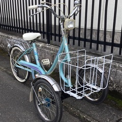 ＜希少・当時物・整備済＞美品車・ツノダ・トライスター 前二輪・外装4段変速 TU号・三輪車自転車・お掃除済みですぐ乗れます♪ 希少・当時物・整備済＞美品車・ツノダ・トライスター 前二輪・外装4段