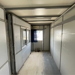 拡張プレハブ 5.5坪 折り畳み式 倍のサイズになります。オオマチハウス