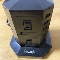 POWERJC タワー式 電源タップ