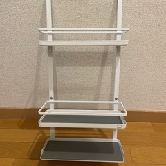 山崎実業 tower / タワー レンジフード調味料ラック 3段