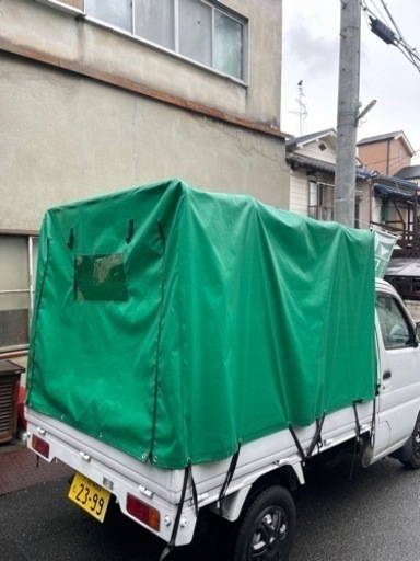 急募】軽トラの幌、骨組みシートセット^_^ (とってもラッキー社 