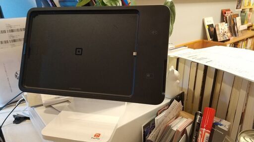 ★使用浅★SQUARE　スタンド POSスターターセット　スキャナー付き