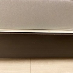 【クイーン】引出し、コンセント、照明付きベッドフレーム