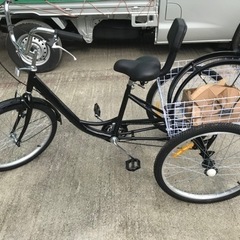 大人用三輪車 24インチ 7スピード 3輪自転車 大人用 三輪自...