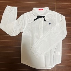 ポロ　白シャツ　160