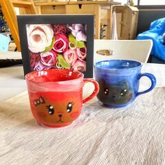 コーヒーカップ　子供　コップ　セット　ハンドメイド