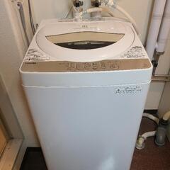 【値下げ交渉あり！】TOSHIBA 5.0kg洗濯機 AW-5G...