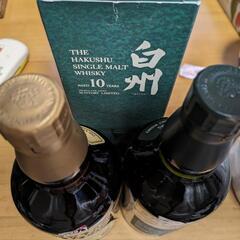プレミア価格　山崎１２年と白州１０年　旧ボトル