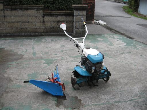 クボタ管理機（耕運機）TMS30（培土機TMAブルー付）