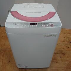 シャープ 全自動洗濯機 ES-GE60R-P 6.0kg 16年製