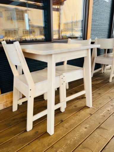 セット商品】IKEA イケア TARNO テルノー 折りたたみ式テーブル&チェア