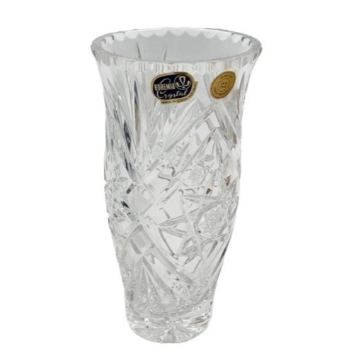 BOHEMIA CRYSTAL ボヘミア クリスタルグラス 花瓶 箱付き