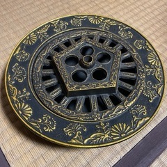 灰皿　美術鋳物　(高岡銅器)