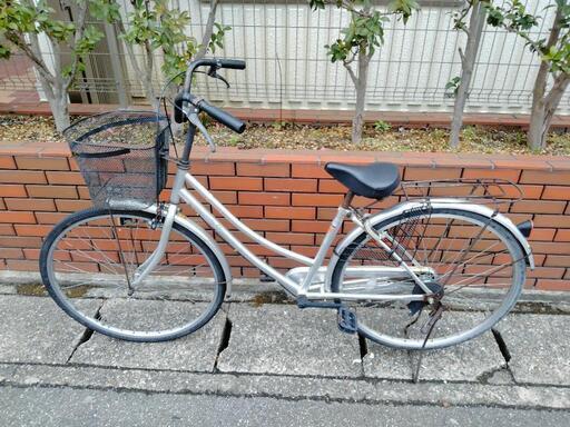 (chariyoshy出品)27インチ、シルバー、自転車