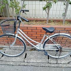(chariyoshy出品)27インチ、シルバー、自転車