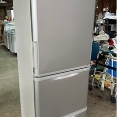シャープ 冷蔵庫 (幅60.0cm) 350L 両開き 3ドア ...