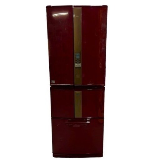 FUJITSU 冷凍冷蔵庫 420L 2002年製 ER-W42PG レッド