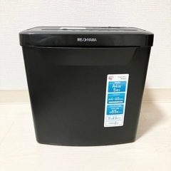 【取引済】アイリスオーヤマ 家庭用 シュレッダー 細断枚数5枚 ...