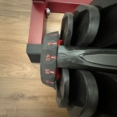 可変式ダンベルMAX40キロ✖️２  ベンチ　角度調整可能